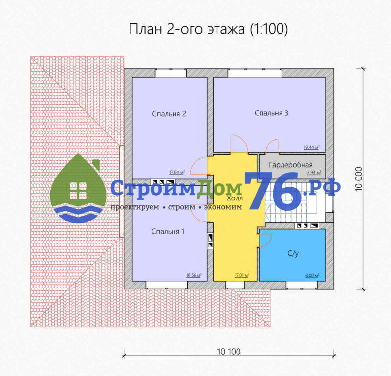 Проект СД-81 - План 2 этажа